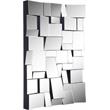 Maklaine Modern / Contemporary Geometric Designed Glass Mirror