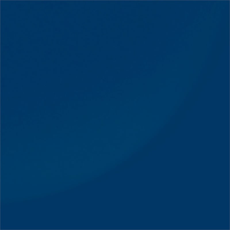 Maklaine Modern / Contemporary Metal Side Table in Blue Finish