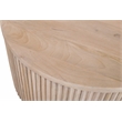 Maklaine Modern / Contemporary Solid Mango Wood Natural Coffee Table