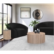 Maklaine Modern / Contemporary Solid Mango Wood Natural Coffee Table