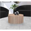 Maklaine Modern / Contemporary Solid Mango Wood Natural Coffee Table