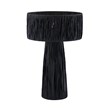 Maklaine Modern / Contemporary Raffia Fabric Black Table Lamp