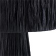 Maklaine Modern / Contemporary Raffia Fabric Black Table Lamp