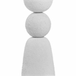 Maklaine Jute Rope White Table Lamp Circle Handmade 15.8