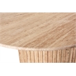Maklaine Modern / Contemporary Beige Travertine Stone Coffee Table
