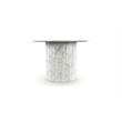 Maklaine Modern / Contemporary White Finish Marble Dining Table