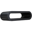 Maklaine Engineered Wood Modern / Contemporary Black Coffee Table