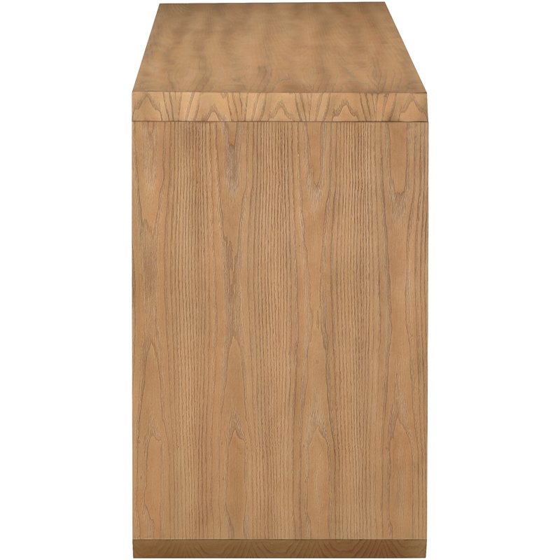 Maklaine Engineered Wood Mid-Century Natural Sideboard/Buffet