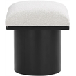 Maklaine Modern / Contemporary Cream Boucle Fabric Bench/Stool