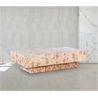 Maklaine Engineered Wood Mid-Century Natural Finish Coffee Table