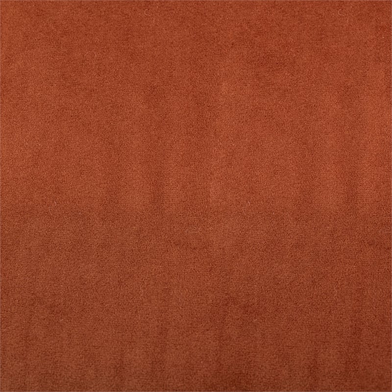 Maklaine Velvet Cognac Bench Rectangular Tufted 60.5