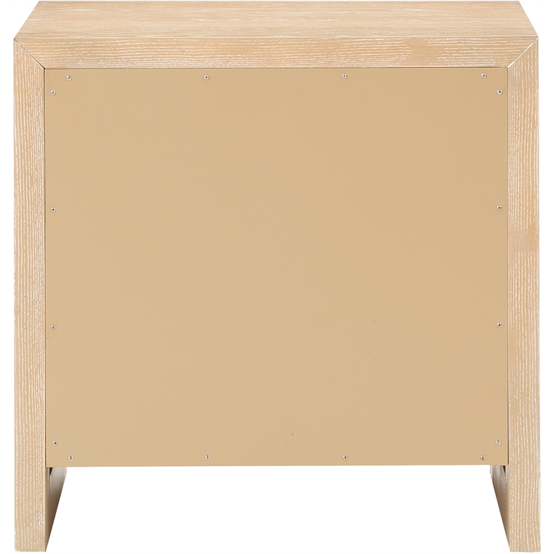 Maklaine Engineered Wood Modern / Contemporary Natural Night Stand