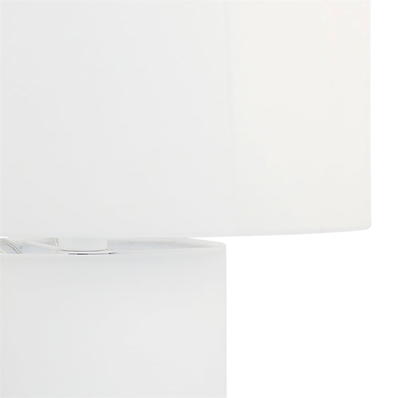 Maklaine Modern / Contemporary Cream Linen Fabric Floor Lamp