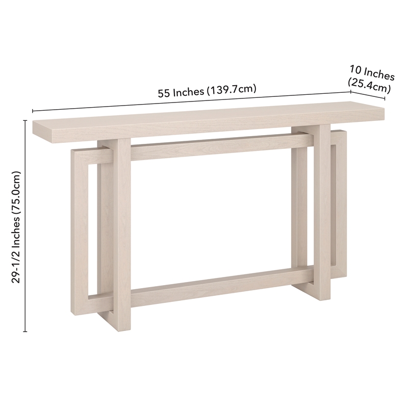 Maklaine Engineered Wood Contemporary 55