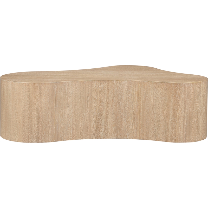 Maklaine Engineered Wood Modern / Contemporary Natural Coffee Table