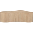 Maklaine Engineered Wood Modern / Contemporary Natural Coffee Table