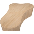 Maklaine Engineered Wood Modern / Contemporary Natural Coffee Table