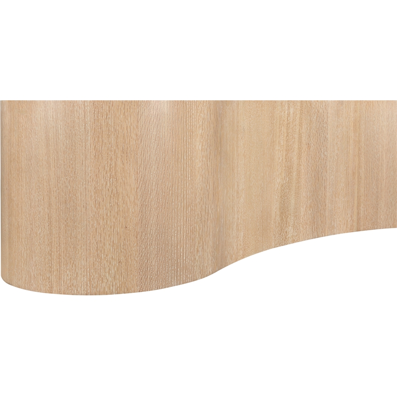 Maklaine Engineered Wood Modern / Contemporary Natural Coffee Table