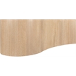Maklaine Engineered Wood Modern / Contemporary Natural Coffee Table