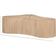 Maklaine Engineered Wood Modern / Contemporary Natural Coffee Table