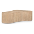 Maklaine Engineered Wood Modern / Contemporary Natural Coffee Table