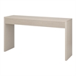 Maklaine Engineered Wood Alder White Console Table Rectangular Easy Assembly 55