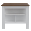 Maklaine Kitchen Island Engineered Wood Kitchen Islands in Multi-color