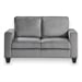 Gray/Corduroy Loveseat