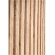 Maklaine Contemporary Natural Beige Travertine Stone Dining Table