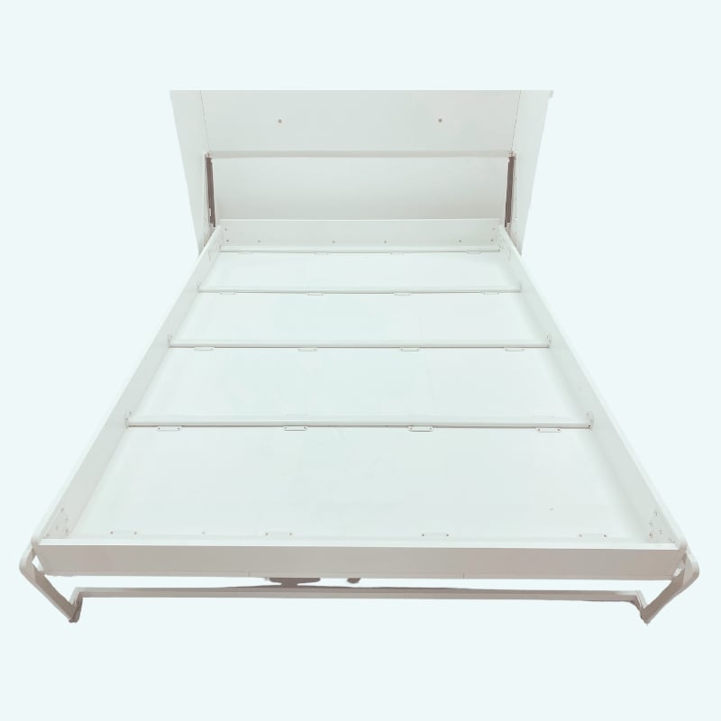 Maklaine Contemporary 65-inch Queen Murphy Bed Sturdy in White
