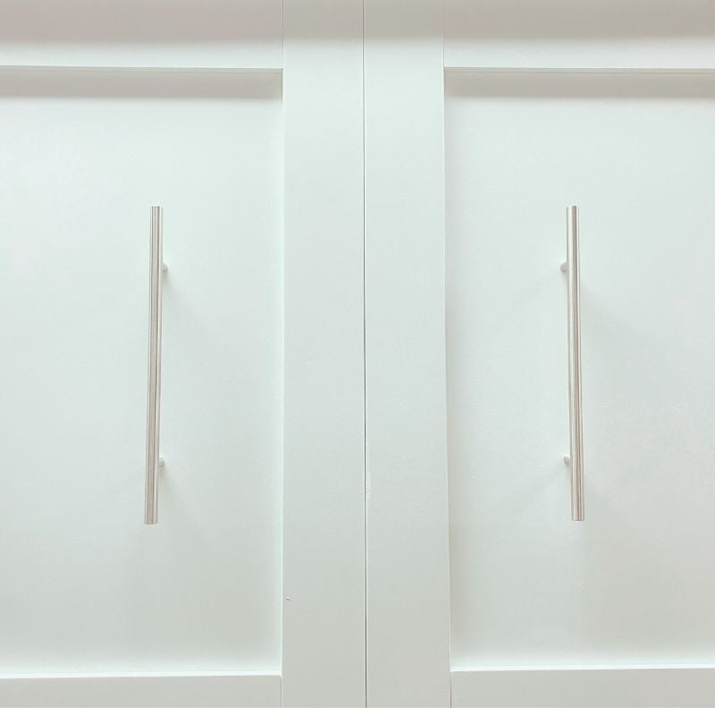 Maklaine Contemporary Queen Murphy Bed 65-inch Space-Saving in White