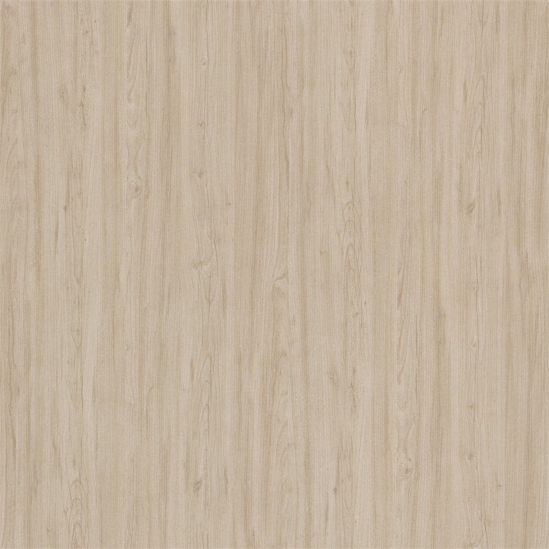 Maklaine 58W TV Stand with Doors and Shelves in Natural Elm - Engineered Wood