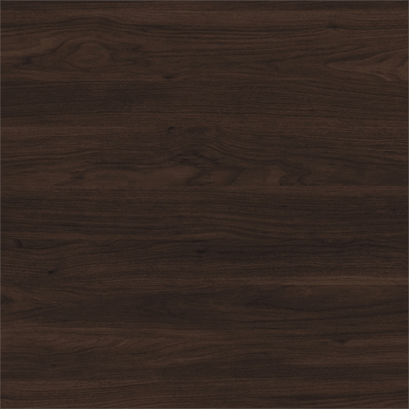 Maklaine Universal Tall 5 Shelf Bookcase in Black Walnut - Engineered Wood