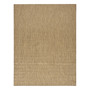 Maklaine Modern / Contemporary 10' x 14' Jute Fabric Area Rug