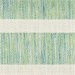 Maklaine Contemporary 8' x 10' Fabric Blue Green Ivory Area Rug