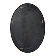 Maklaine Wall Mounted Hand-wrapped Cotton Rope Braided Oval Wall Mirror