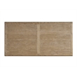 Maklaine Contemporary Accent Wood Rectangular Dining Table in Brown