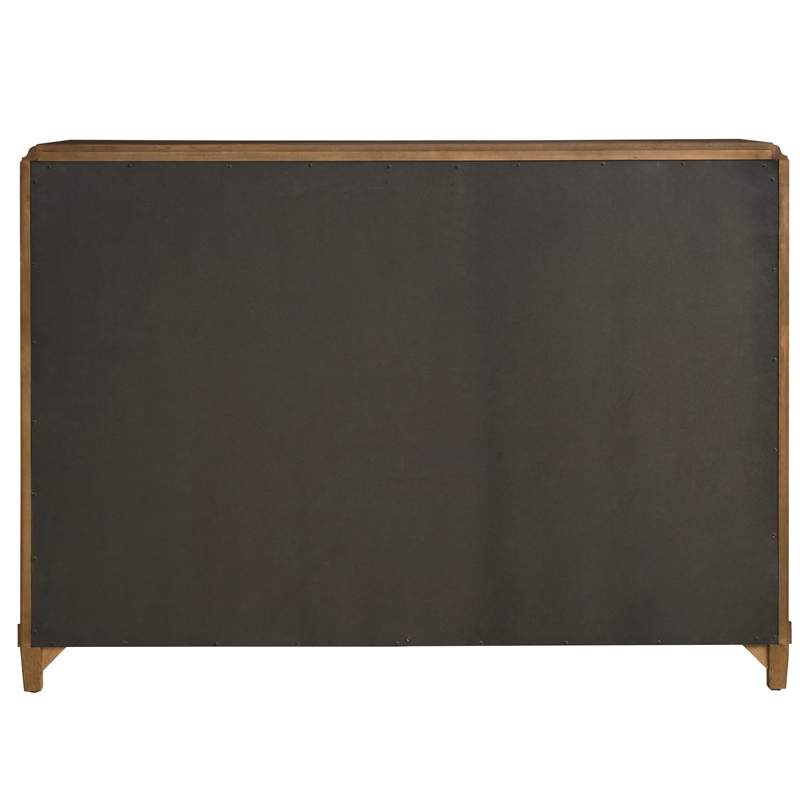 Maklaine Modern / Contemporary Accent Wood Chest in Brown Finish