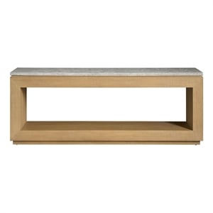 Maklaine Contemporary Accent Monet Console Table in Gray Finish
