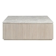 Maklaine Modern / Contemporary Accent Cocktail Table in Gray