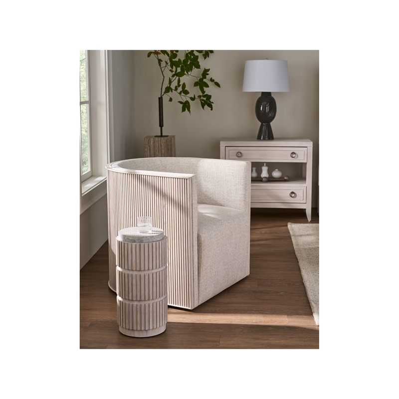 Maklaine Modern / Contemporary Accent Spot Table in Gray Finish