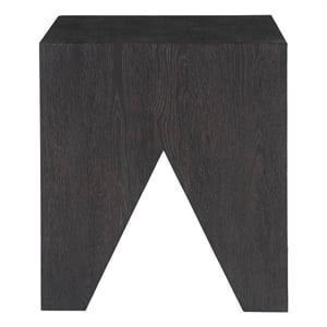 Maklaine Modern / Contemporary Accent Wood End Table in Brown Finish
