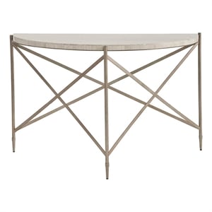 Maklaine Modern / Contemporary Accent Console Table in Gray Finish