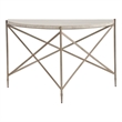 Maklaine Modern / Contemporary Accent Console Table in Gray Finish