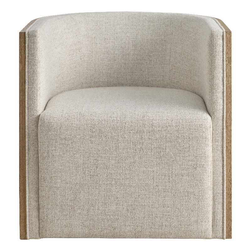 Maklaine  Modern / Contemporary Accent Swivel Chair in Gray Finish