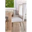 Maklaine Modern Transitional Wood Dining Table in Gray Finish