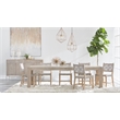 Maklaine Modern Transitional Wood Dining Table in Gray Finish