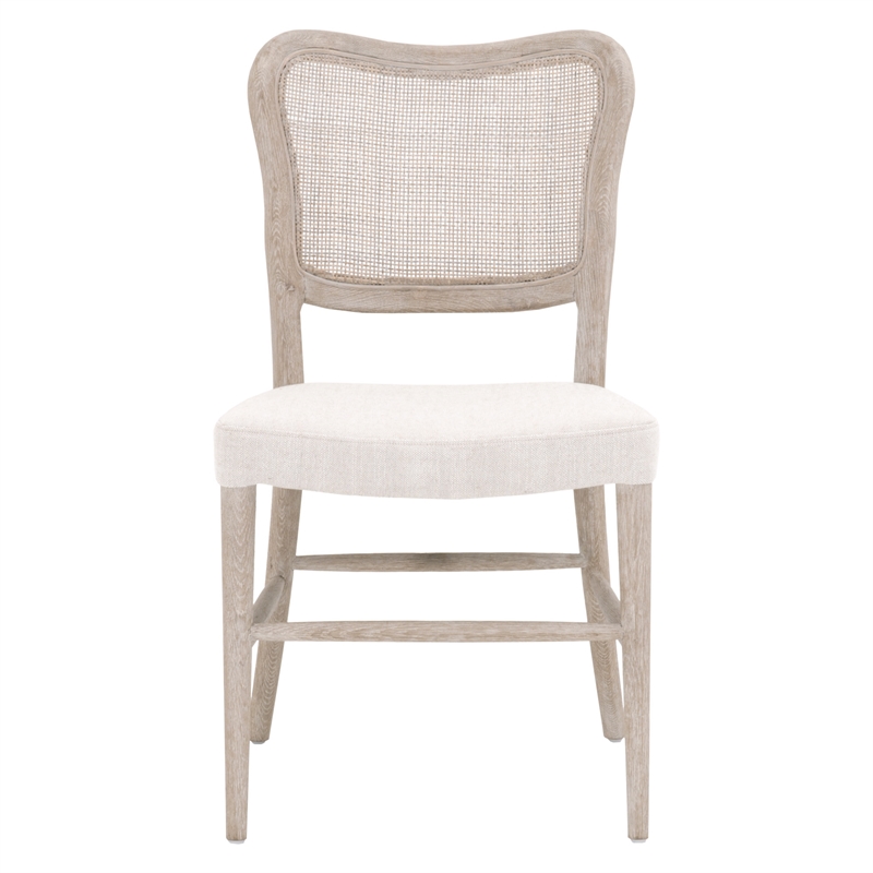 Maklaine Modern Transitional Wood Dining Chair in Gray (Set of 2)