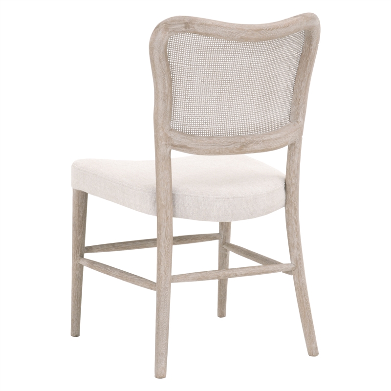 Maklaine Modern Transitional Wood Dining Chair in Gray (Set of 2)