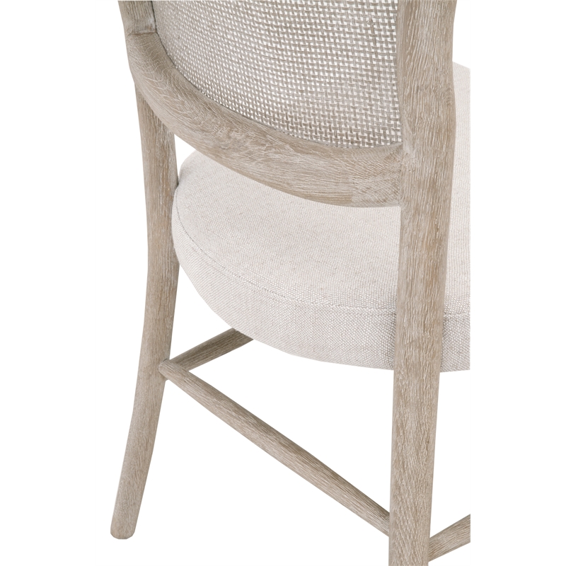 Maklaine Modern Transitional Wood Dining Chair in Gray (Set of 2)
